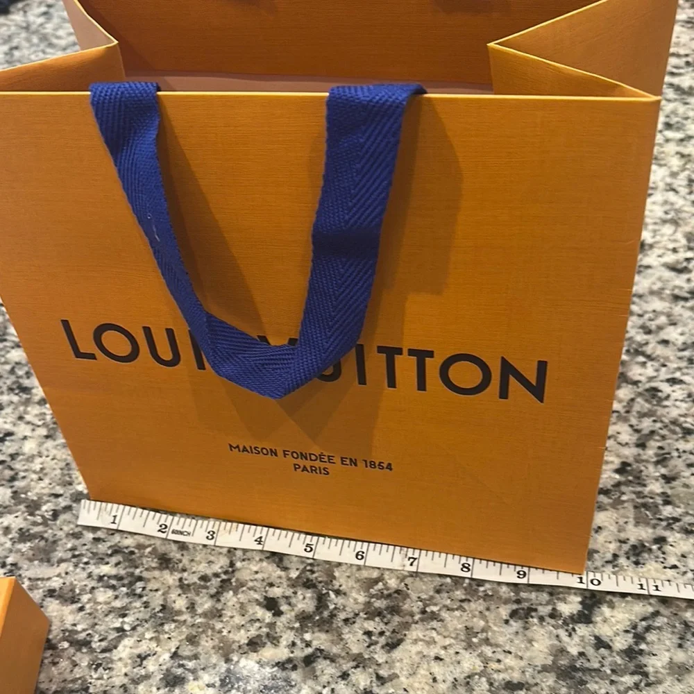 Louis Vuitton Orange Box with Cream Dust Bag